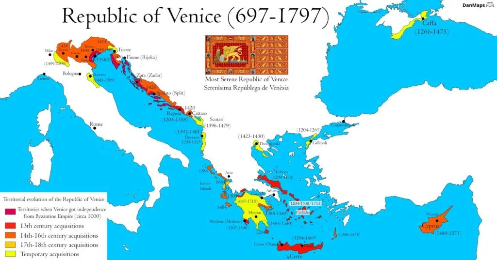 Republic of Venice Map